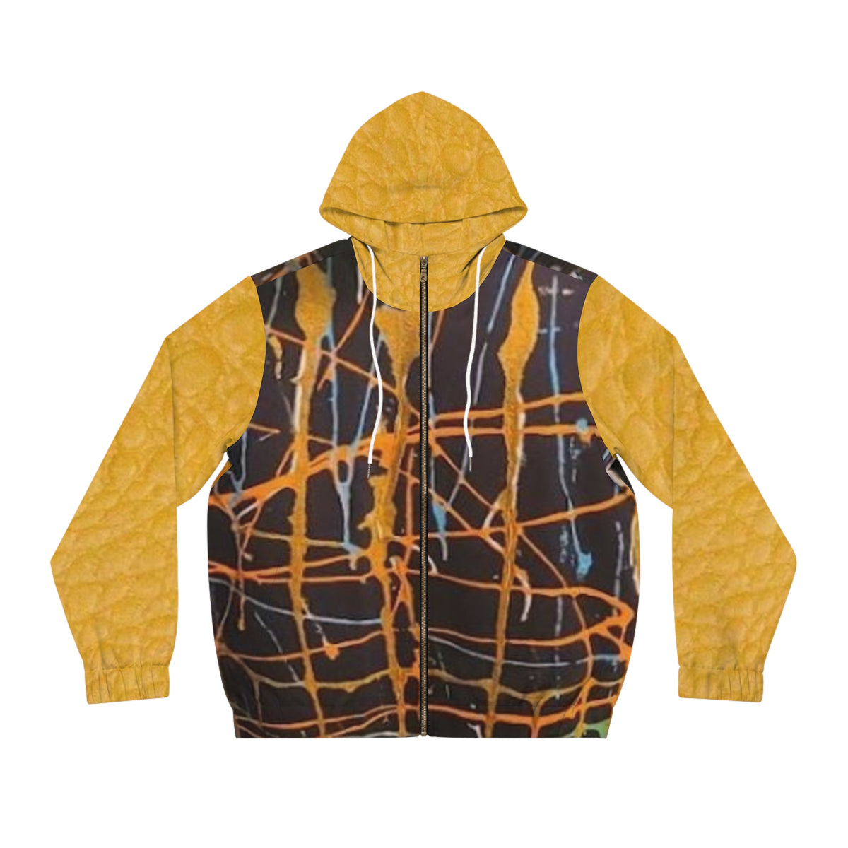 Men's Full-Zip  HIP HOP ART Hoodie (AOP)