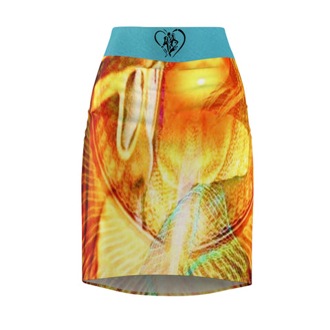 Women's HIP HOP ART Pencil Skirt (AOP)