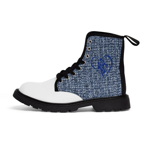 Women's HIP HOP ART Canvas Boots