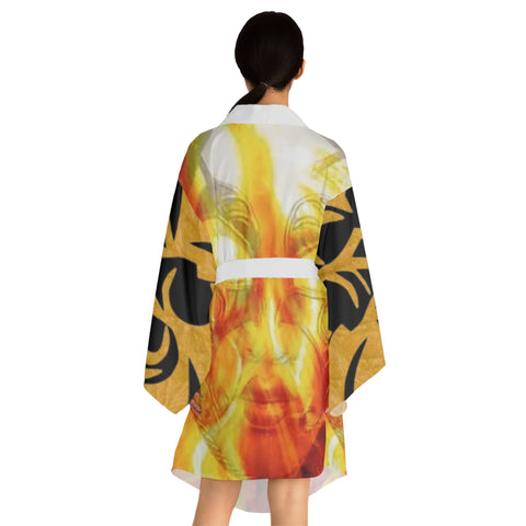 Long Sleeve HIP HOP ART Kimono Robe (AOP)