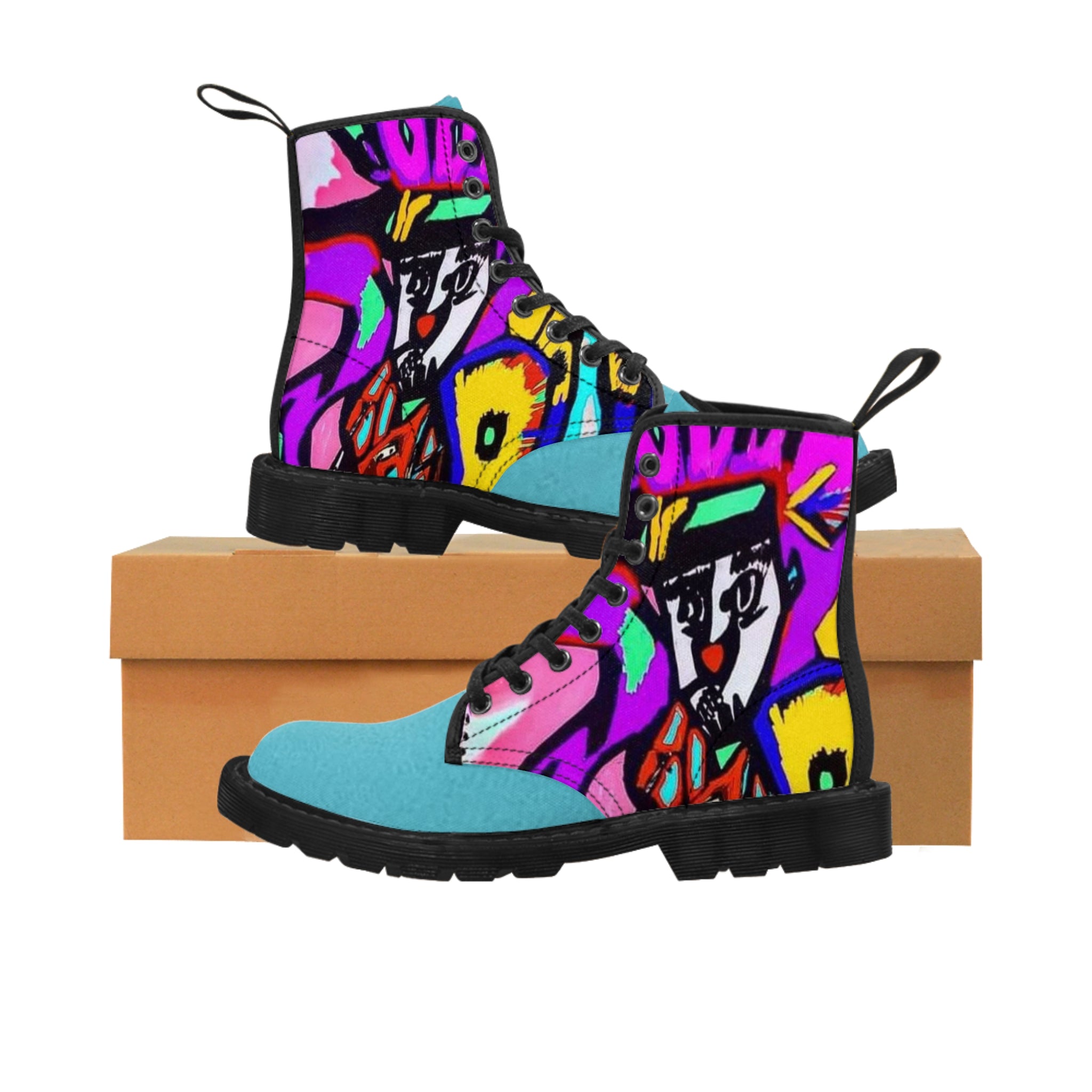 Women's Canvas HIP HOP ART Boots