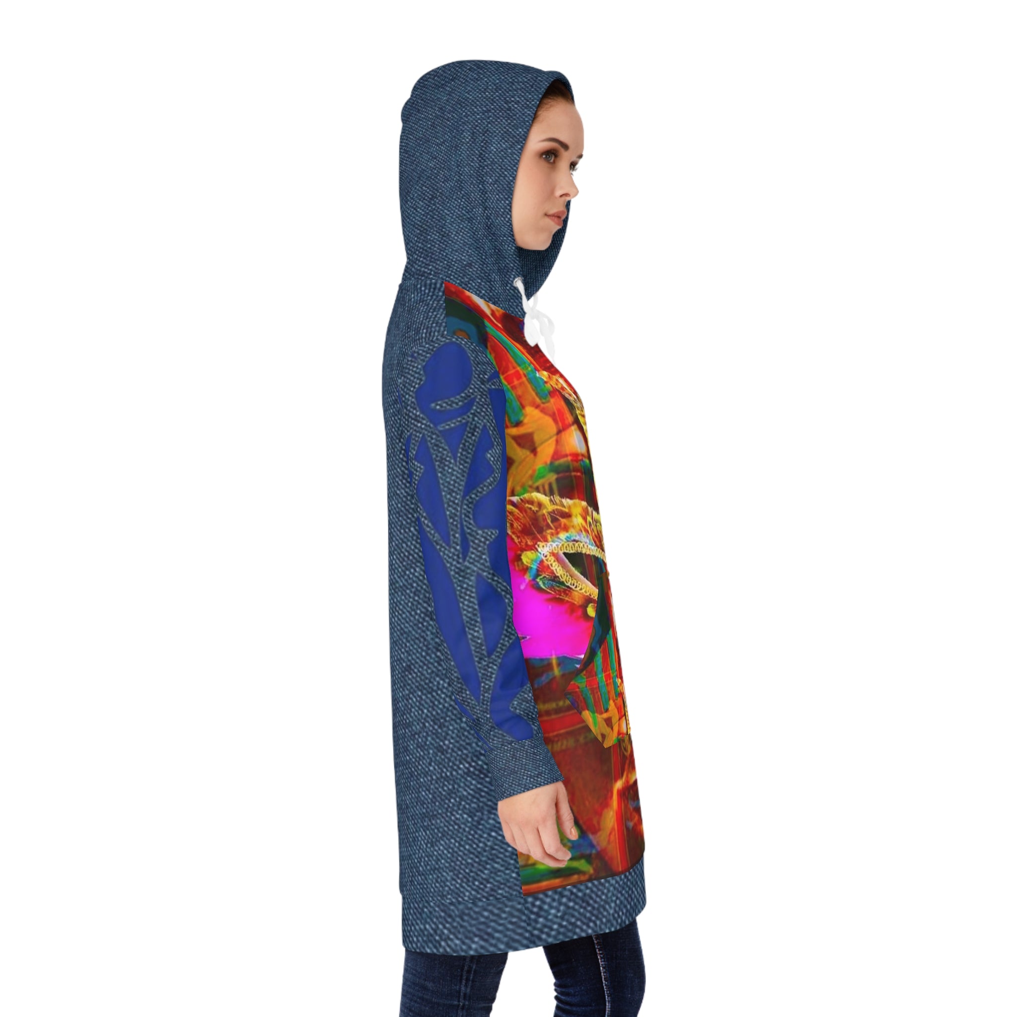 Women's HIP HOP ART Hoodie Dress (AOP)