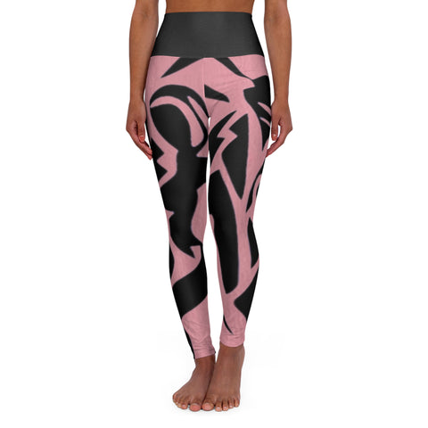 High Waisted  HIP HOP ART Yogra Leggings (AOP)