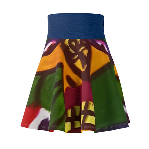 Women's  HIP HOP ART Skater Skirt (AOP)