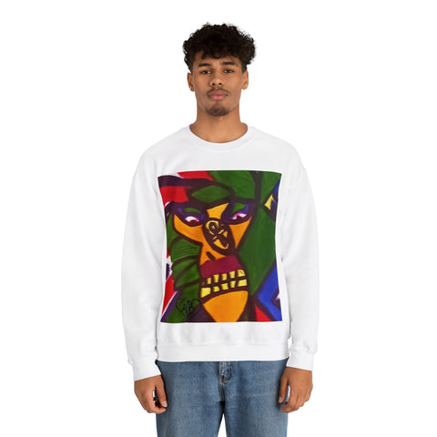 HIP HOP ART  Unisex Heavy Blend™ Crewneck Sweatshirt