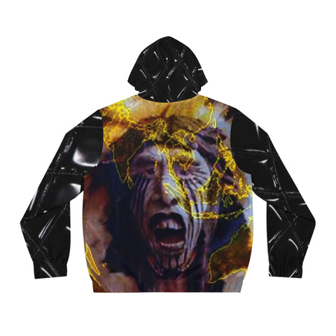 Men's Full-Zip HIP HOP ART Hoodie (AOP)