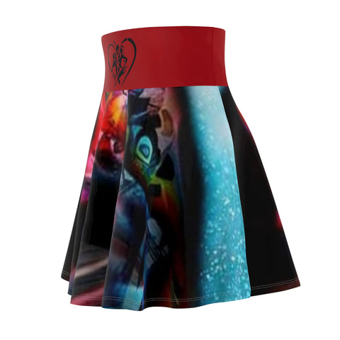 Women's  HIP HOP ART Skater Skirt (AOP)