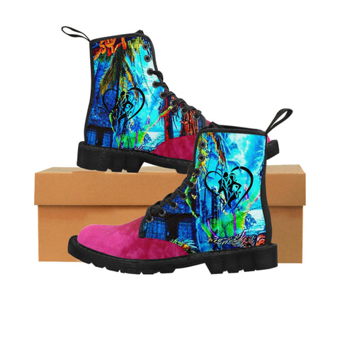 Men's Canvas  HIP HOP ART Boots