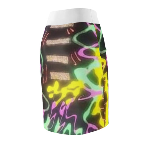 Women's  HIP HOP ART  Pencil Skirt (AOP)