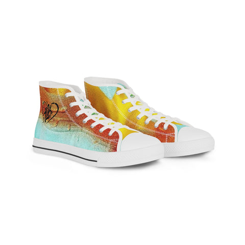 HIP HOP ART Men's High Top Sneakers