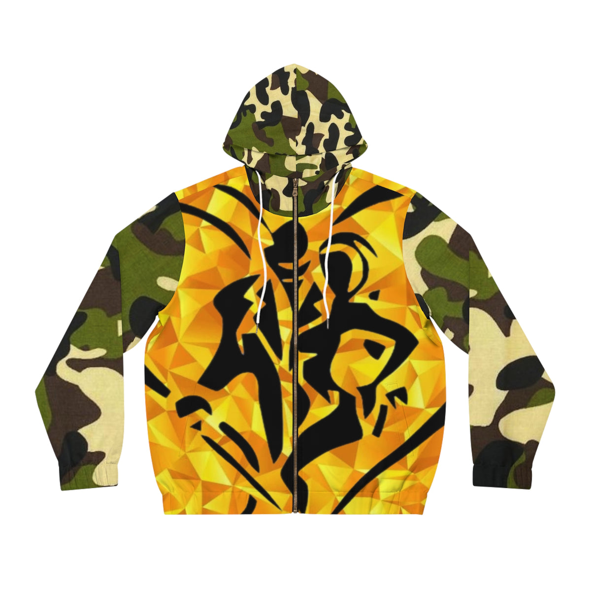 Men's Full-Zip  HIP HOP ART Hoodie (AOP)