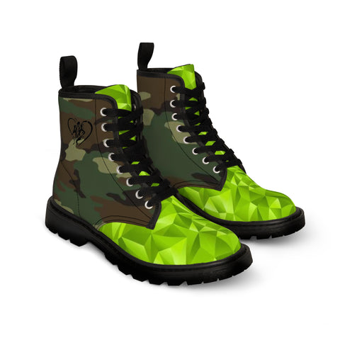 Men's  HIP HOP ART Canvas Boots