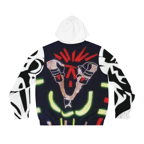 Men's Full-Zip  HIP HOP ART  Hoodie (AOP)