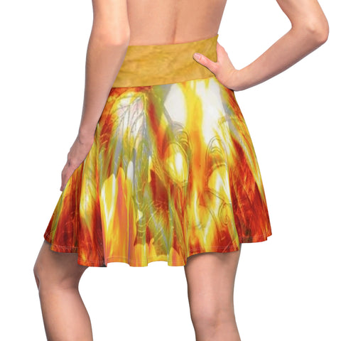 Women's  HIP HOP ART Skater Skirt (AOP)