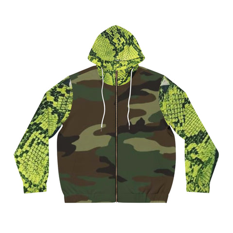 Men's Full-Zip HIP HOP ART Hoodie (AOP)