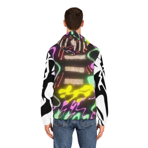 Men's Full-Zip HIP HOP ART Hoodie (AOP)