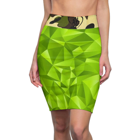 Women's  HIP HOP ART Pencil Skirt (AOP)