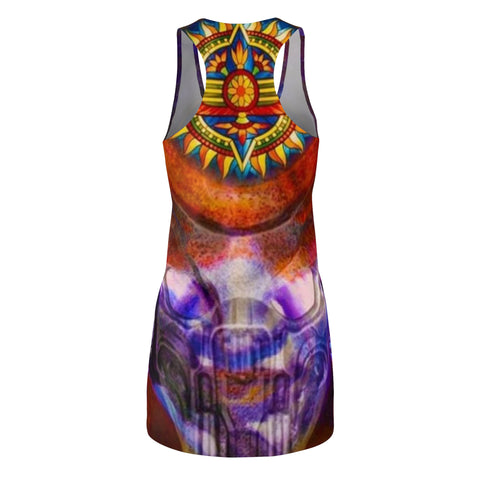 Women's Cut & Sew HIP HOP ART Racerback Dress (AOP)