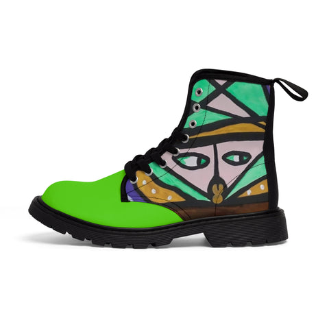 Men's Canvas  HIIP HOP ART Boots