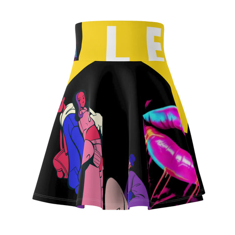 Women's HIP HOP ART Skater Skirt (AOP)