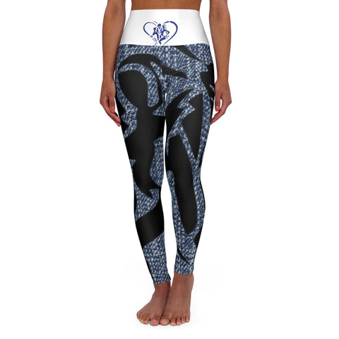 High Waisted  HIP HOP ART Yoga Leggings (AOP)