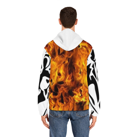 Men's Full-Zip HIP HOP ART Hoodie (AOP)