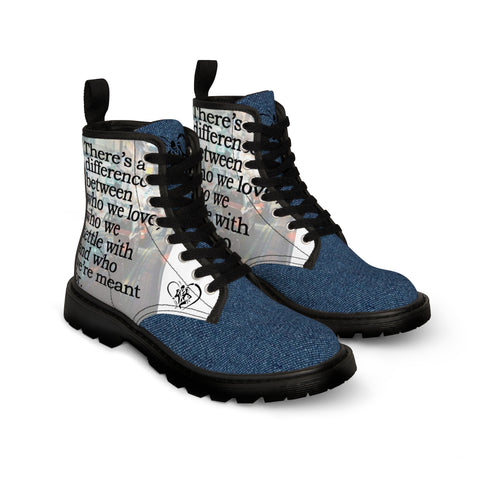 Men's Canvas  HIP HOP ART Boots