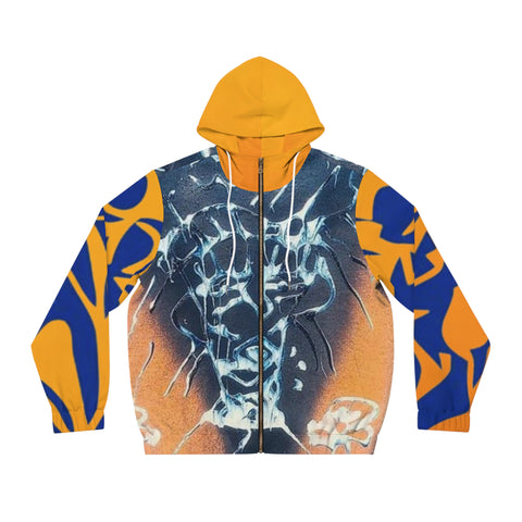 Men's Full-Zip  HIP HOP ART Hoodie (AOP)