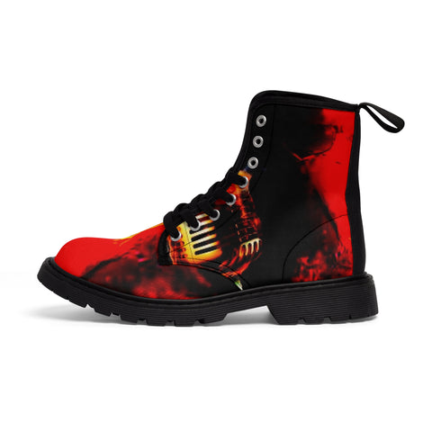 Men's Canvas  HIP HOP ART Boots