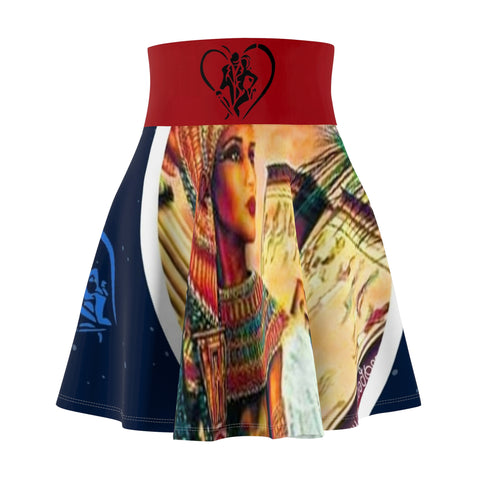 Women's HIP HOP ART Skater Skirt (AOP)