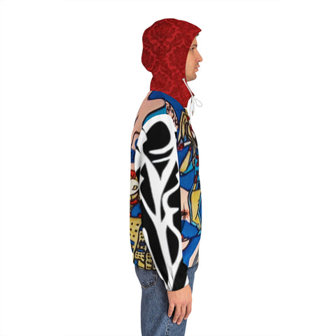 Men's Full-Zip  Hip Hop Art Hoodie (AOP)