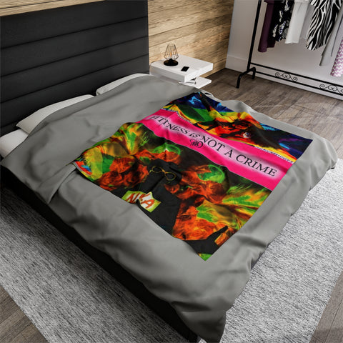 Velveteen Plush  HIP HOP ART  Blanket