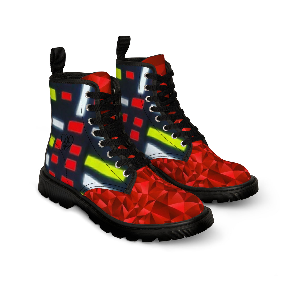 Men's Canvas  HIP HOP ART Boots