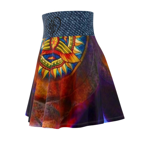 Women's  HIP HOP ART Skater Skirt (AOP)