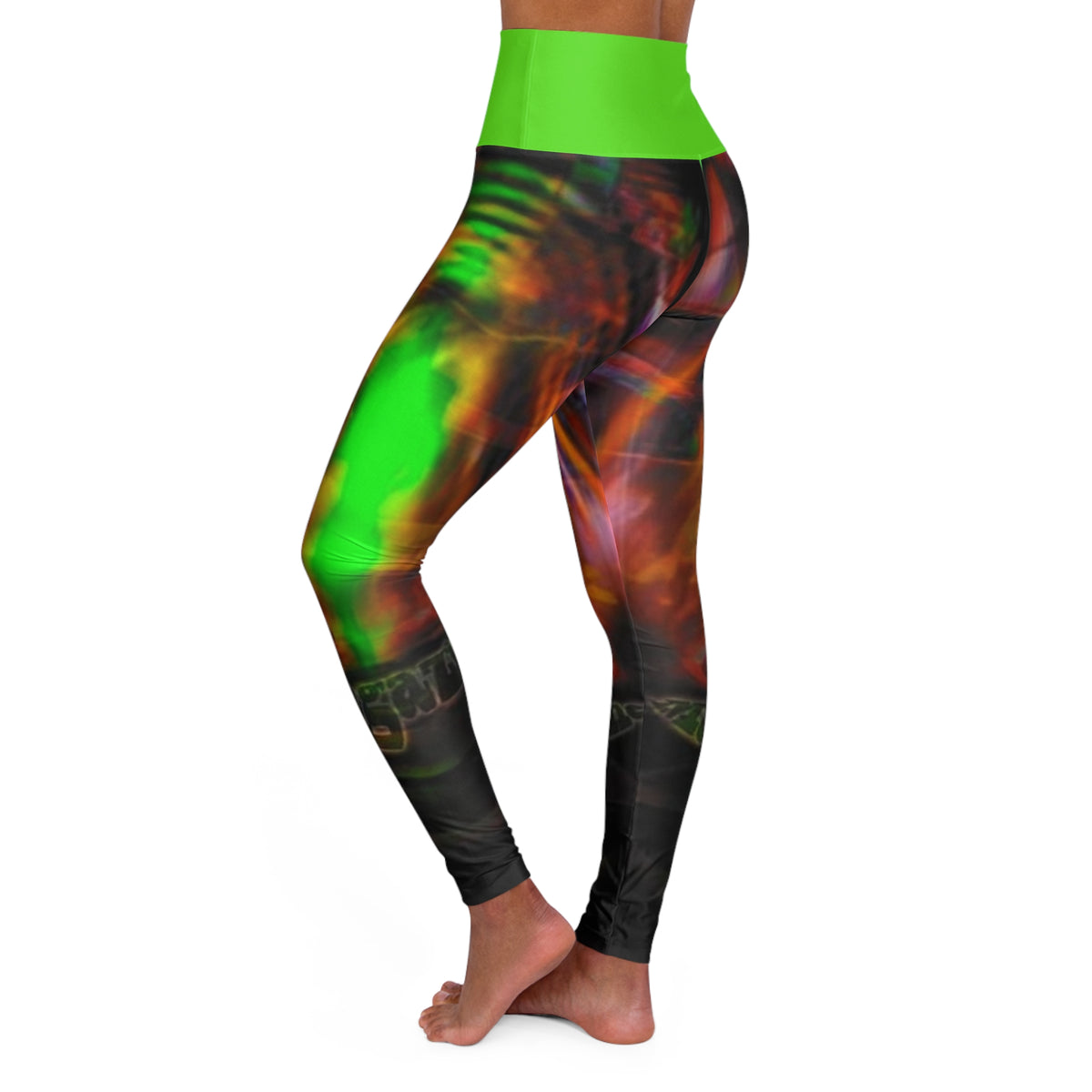 High Waisted  HIP HOP ART Yoga Leggings (AOP)