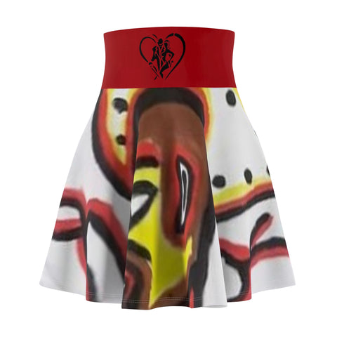 Women's  HIP HOP ART Skater Skirt (AOP)