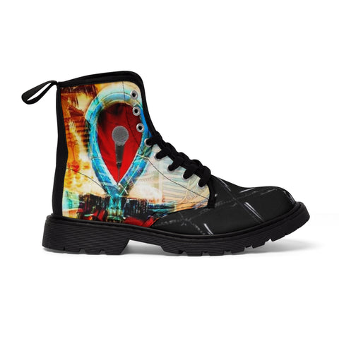 Men's Canvas HIP HOP ART Boots