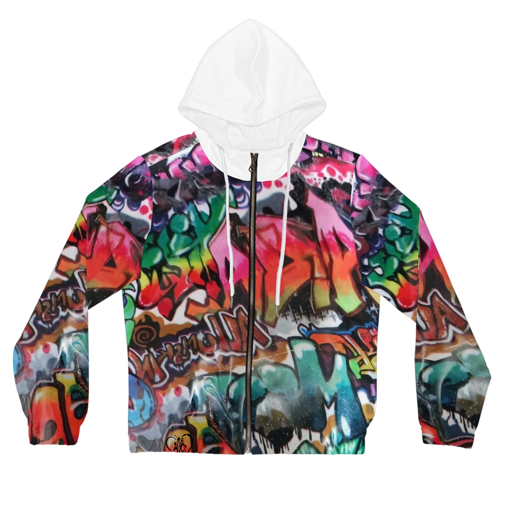 Women’s Full-Zip HIP HOP ART Hoodie (AOP)