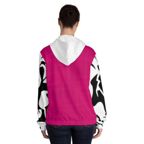 Women’s Full-Zip  HIP HOP ART Hoodie (AOP)