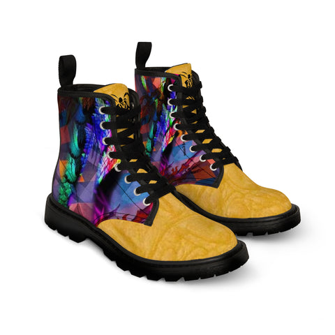 Women's Canvas  HIP HOP ART Boots