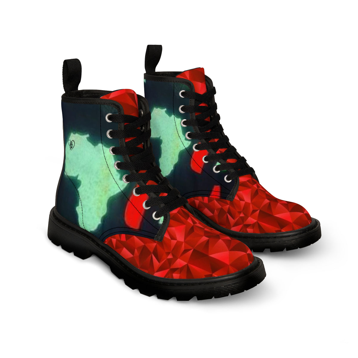 Men's Canvas HIP HOP ART  Boots