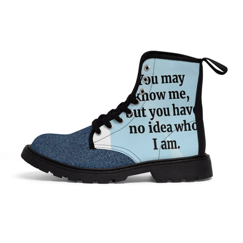 Women's HIP HOP ART Canvas Boots