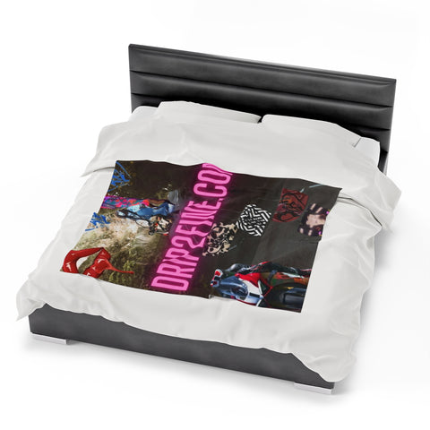Velveteen HIP HOP ART Plush Blanket