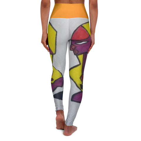 High Waisted HIP HOP ART Yoga Leggings (AOP)