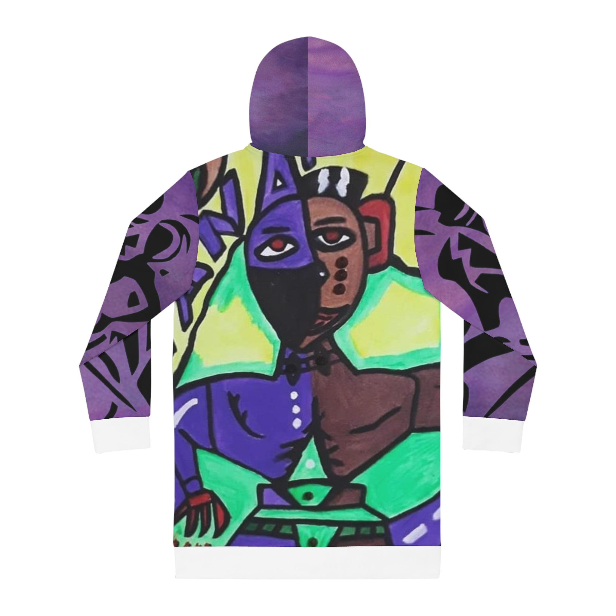 Women's HIP HOP ART Hoodie Dress (AOP)