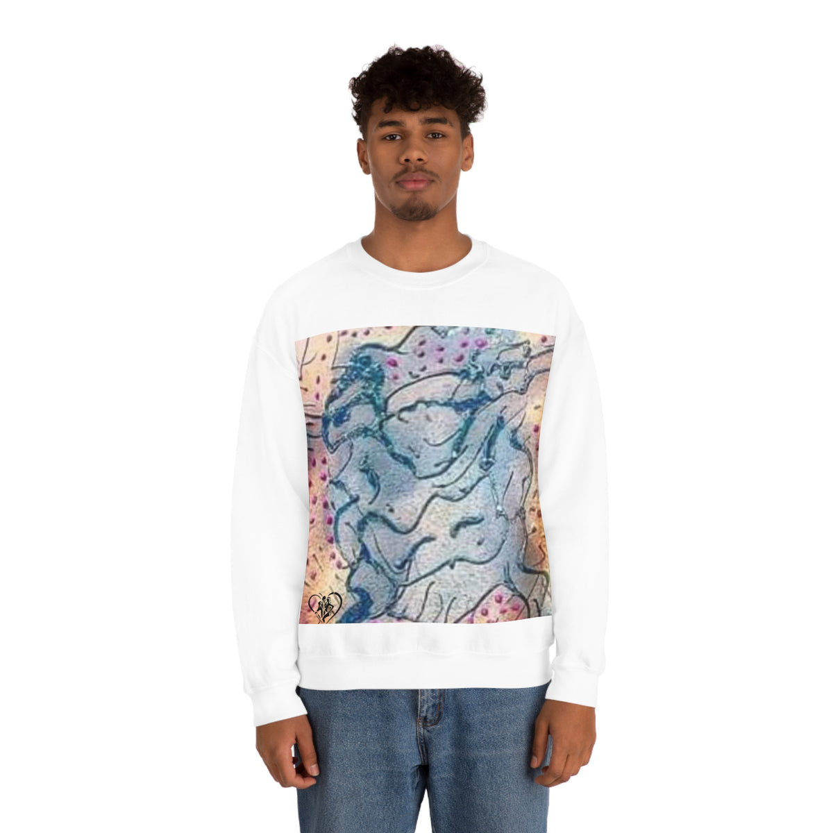 Unisex Heavy Blend™  HIP HOP ART Crewneck Sweatshirt