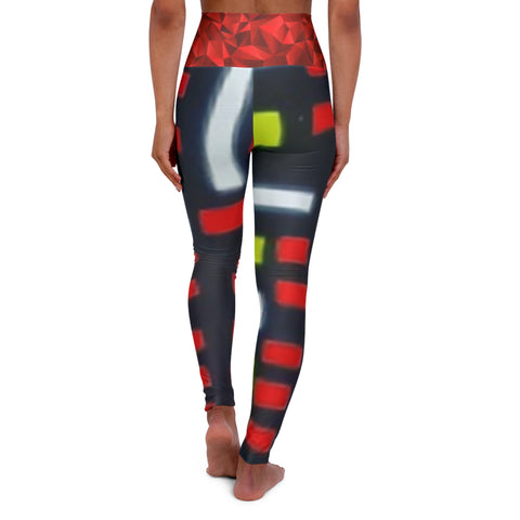 High Waisted  HIP HOP ART Yoga Leggings (AOP)