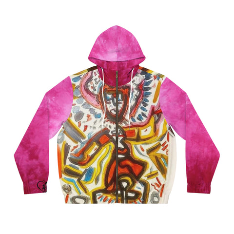 Men's Full-Zip HIP HOP ART Hoodie (AOP)