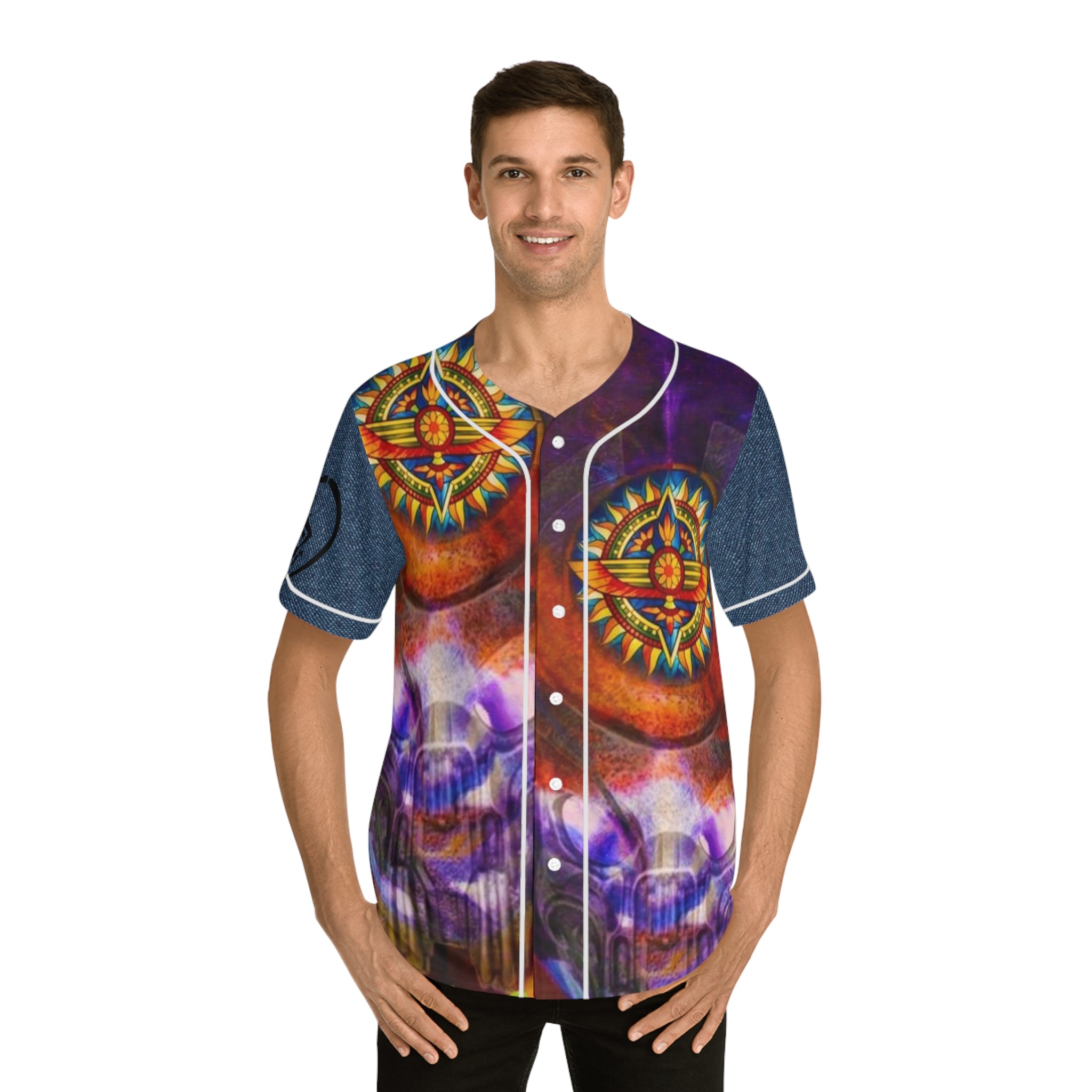 Men's HIP HOP ART Baseball Jersey (AOP)