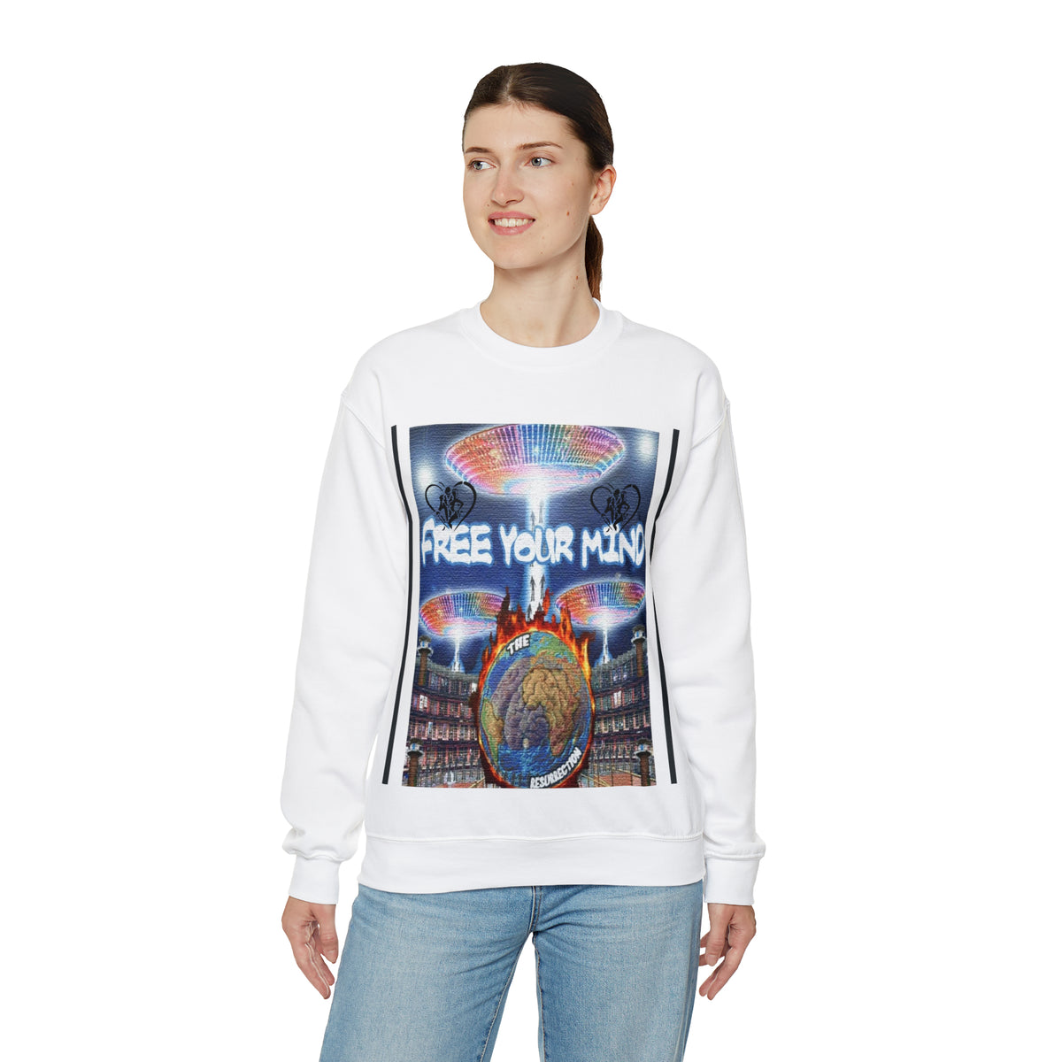 Unisex Heavy Blend™ HIP HOP ART  Crewneck Sweatshirt